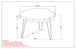 NILA-COFFEE TABLE-NATURAL - Furniture Depot