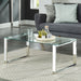 Zevon Coffee Table in Silver - Furniture Depot