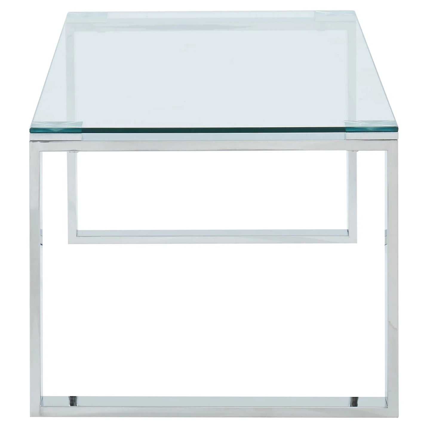 Zevon Coffee Table in Silver - Furniture Depot