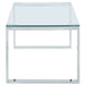 Zevon Coffee Table in Silver - Furniture Depot