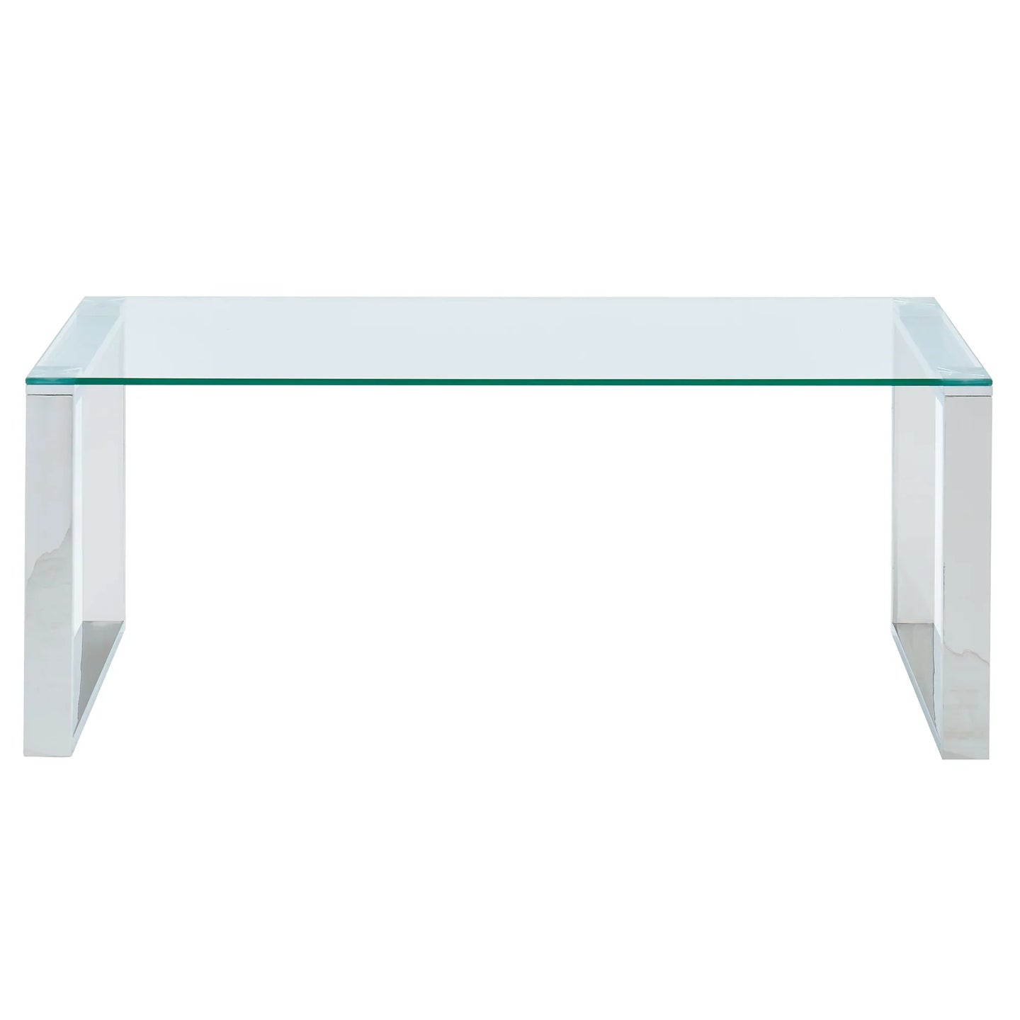 Zevon Coffee Table in Silver - Furniture Depot