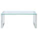 Zevon Coffee Table in Silver - Furniture Depot