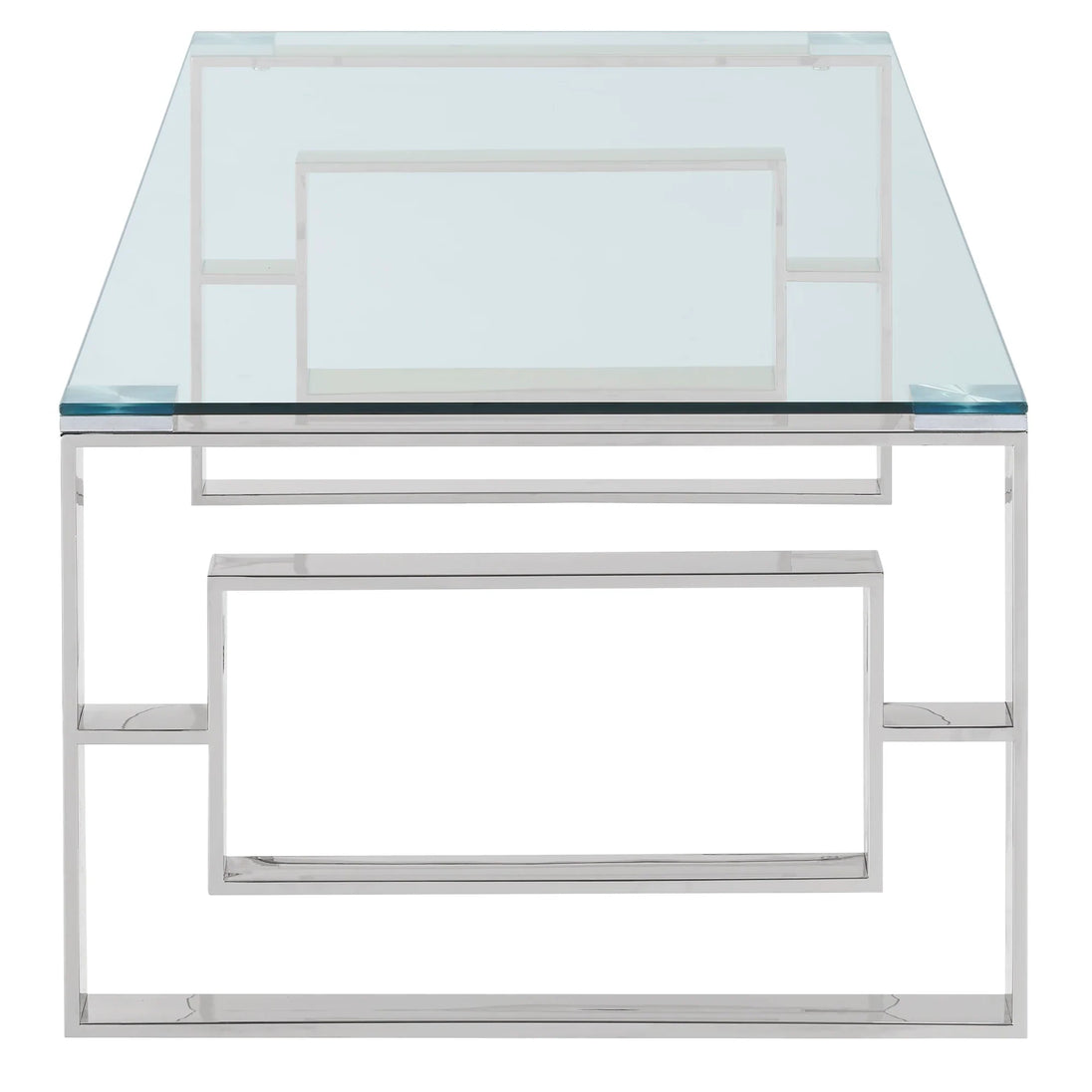 EROS-COFFEE TABLE-SILVER - Furniture Depot