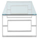 EROS-COFFEE TABLE-SILVER - Furniture Depot