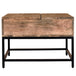 OJAS-LIFT-TOP COFFEE TABLE-NATURAL BURNT - Furniture Depot