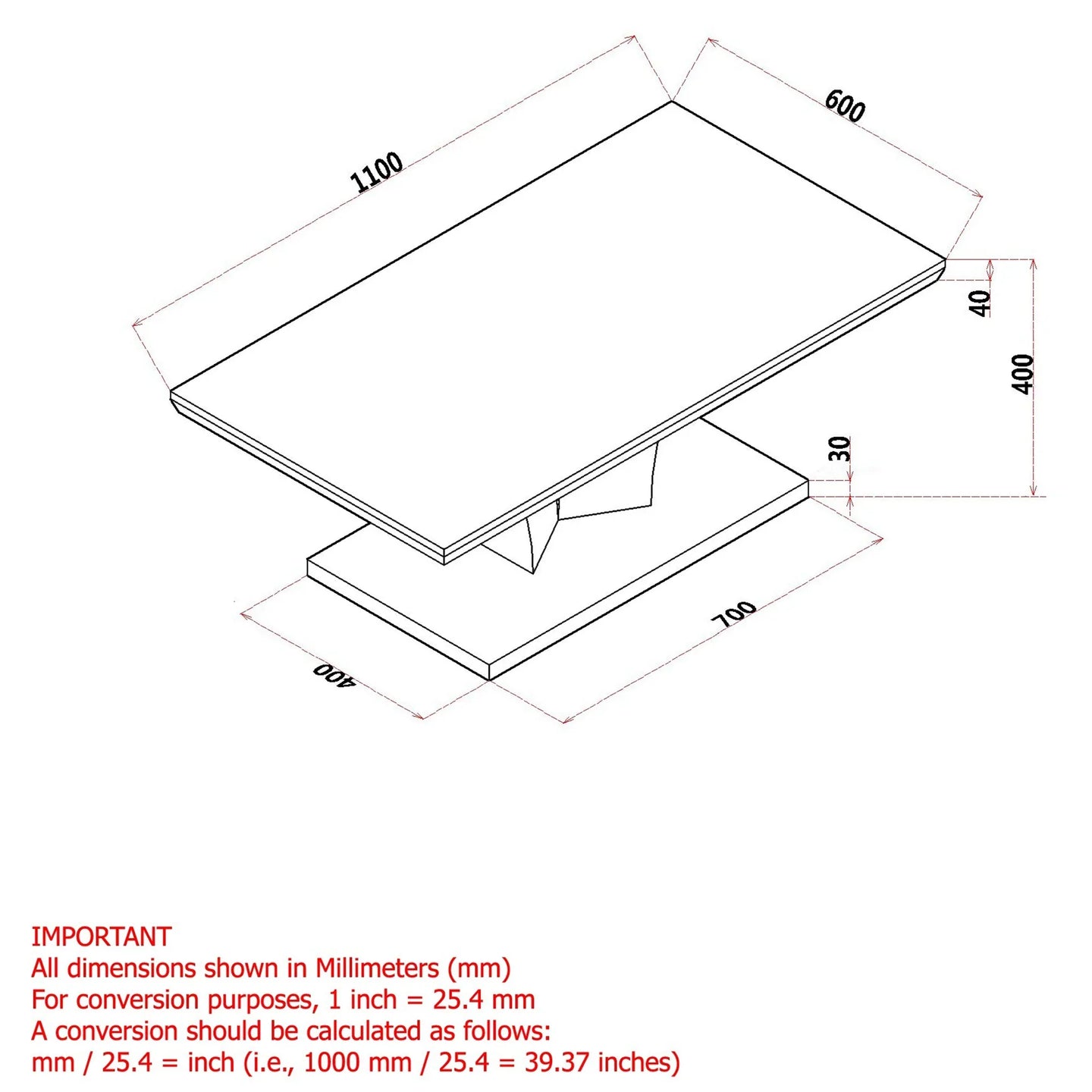 NAPOLI-COFFEE TABLE-GREY - Furniture Depot