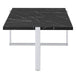 Veno Coffee Table in Black and Silver - Furniture Depot