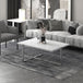 Veno Coffee Table in White and Silver - Furniture Depot