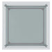 Casini Large Square Coffee Table in Silver - Furniture Depot