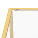 Casini Large Square Coffee Table in Gold - Furniture Depot