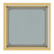 Casini Small Square Coffee Table in Gold - Furniture Depot