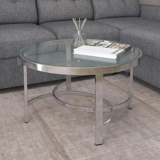 Strata Coffee Table in Chrome - Furniture Depot