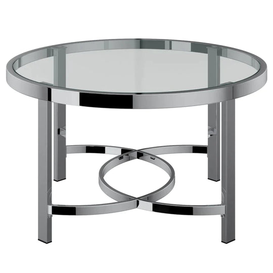 Strata Coffee Table in Chrome - Furniture Depot