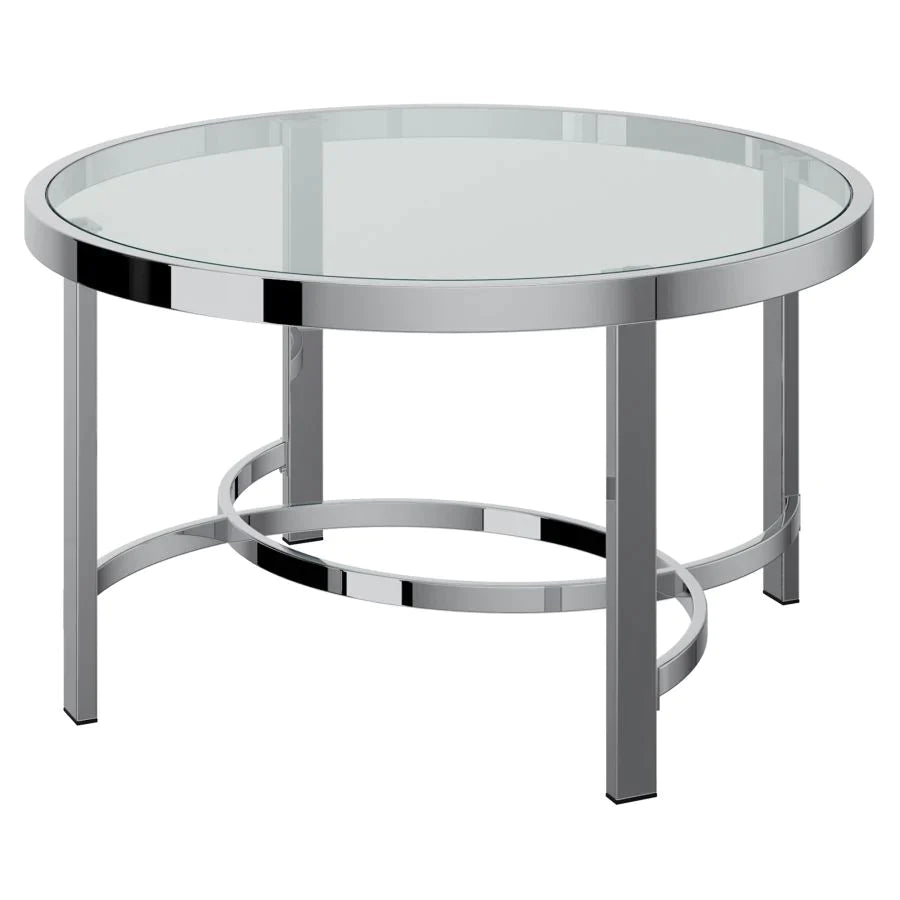 Strata Coffee Table in Chrome - Furniture Depot