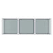 Casini 3pc Multi-Tier Coffee Table Set in Silver - Furniture Depot