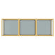Casini 3pc Multi-Tier Coffee Table Set in Gold - Furniture Depot
