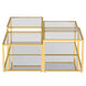 Casini 4pc Multi-Tier Coffee Table Set in Gold - Furniture Depot