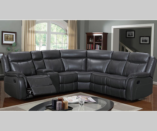 Neoma Sectional - Grey - Furniture Depot