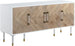 Jive White Lacquer Sideboard/Buffet - Furniture Depot