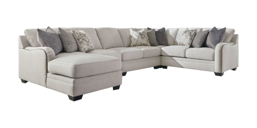 Dellara 5-Piece Sectional with LHF Chaise - Furniture Depot