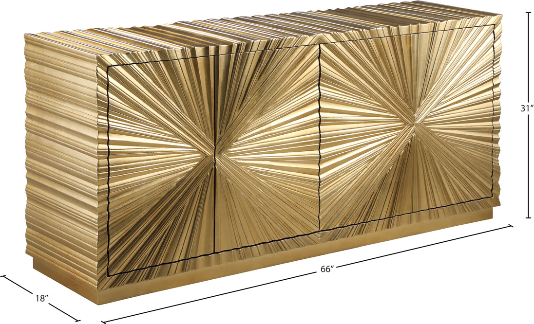 Golda Gold Leaf Sideboard/Buffet - Furniture Depot