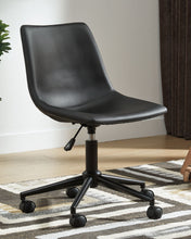 Load image into Gallery viewer, Dorrinson Two tone 3 Pc. L desk With Storage, Bookcase, Swivel Desk Chair