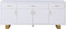 Excel White Lacquer Sideboard/Buffet - Furniture Depot