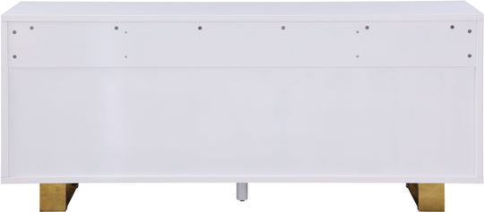 Excel White Lacquer Sideboard/Buffet - Furniture Depot