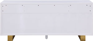 Excel White Lacquer Sideboard/Buffet - Furniture Depot