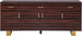 Excel Brown Zebra Wood Veneer Lacquer Sideboard/Buffet - Furniture Depot