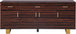 Excel Brown Zebra Wood Veneer Lacquer Sideboard/Buffet - Furniture Depot