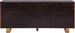 Excel Brown Zebra Wood Veneer Lacquer Sideboard/Buffet - Furniture Depot