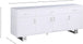 Excel White Lacquer Sideboard/Buffet - Furniture Depot