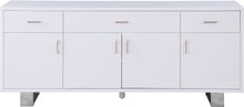 Load image into Gallery viewer, Excel White Lacquer Sideboard/Buffet - Furniture Depot