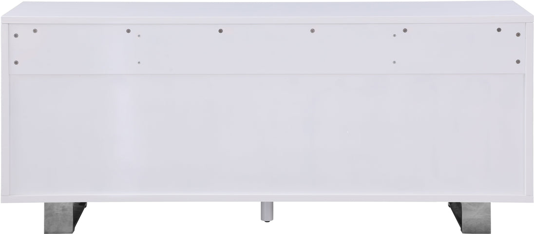 Excel White Lacquer Sideboard/Buffet - Furniture Depot