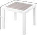 Nizuc Polywood Outdoor Patio Aluminum End Table - Furniture Depot