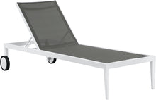 Load image into Gallery viewer, Nizuc Waterproof Fabric Outdoor Patio Aluminum Mesh Chaise Lounge Chair - Furniture Depot
