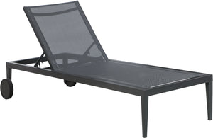 Nizuc Mesh Waterproof Fabric Outdoor Patio Aluminum Mesh Chaise Lounge Chair - Furniture Depot
