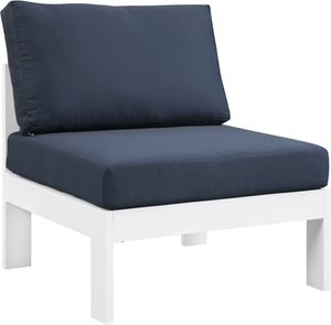 Nizuc Waterproof Fabric Outdoor Patio Aluminum Armless Chair - Furniture Depot