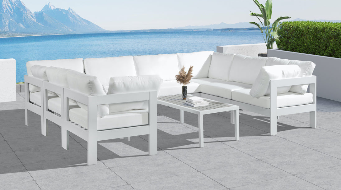 Nizuc Waterproof Fabric Outdoor Patio Modular Sectional - Furniture Depot