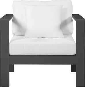 Nizuc Waterproof Fabric Outdoor Patio Aluminum Arm Chair - Furniture Depot