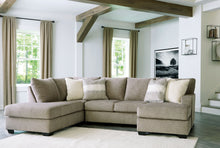 Load image into Gallery viewer, Creswell Stone 3 Pc Sectional Right Arm Facing Chaise W/ Ottoman