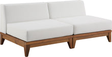 Load image into Gallery viewer, Rio Off White Waterproof Fabric Outdoor Patio Modular Sofa - Furniture Depot