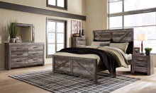 Load image into Gallery viewer, Wynnlow Gray 5 Pc. Dresser, Mirror, Crossbuck Panel Bed