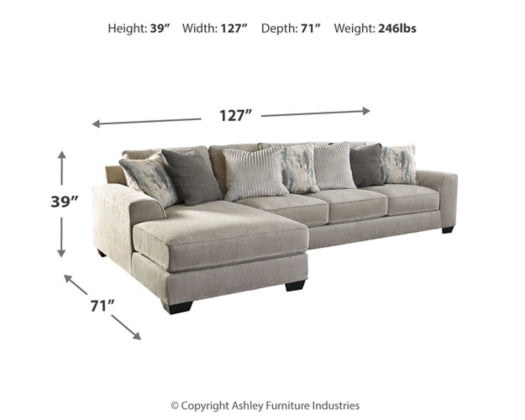 Ardsley 2-Piece Sectional with LHF Chaise - Furniture Depot (7899277689080)