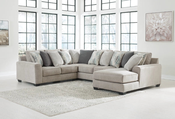 Ardsley 4-Piece Sectional with RHF Chaise - Furniture Depot (7899257503992)