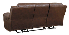 Load image into Gallery viewer, Stoneland Power Reclining Sofa - Chocolate - Furniture Depot