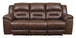 Stoneland Power Reclining Sofa - Chocolate - Furniture Depot