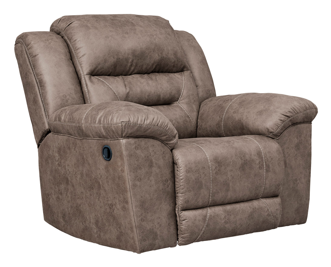 Stoneland Recliner Chair - Fossil - Furniture Depot