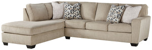 Decelle Putty Left Arm Facing Chaise 2 Pc Sectional
